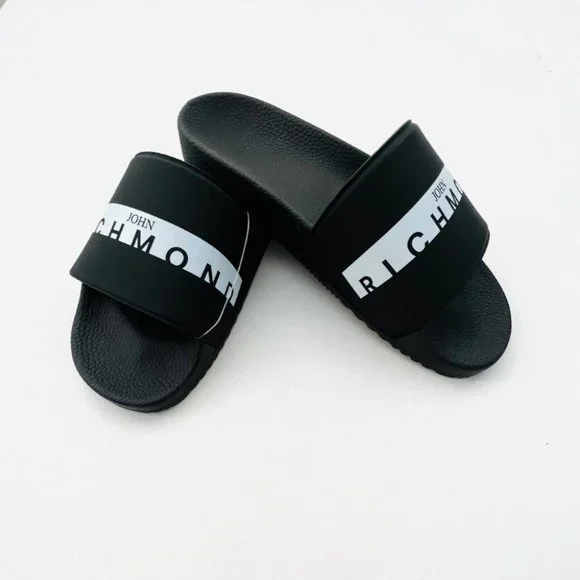 John Richmond | Shoes | John Richmond Logo Rubber Slides  display picture 3